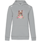 Flower Chihuahua - Bio-Hoodie für Damen