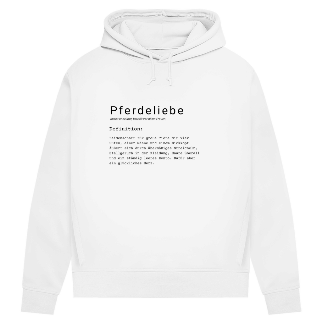 Pferdeliebe - Bio-Hoodie für Damen