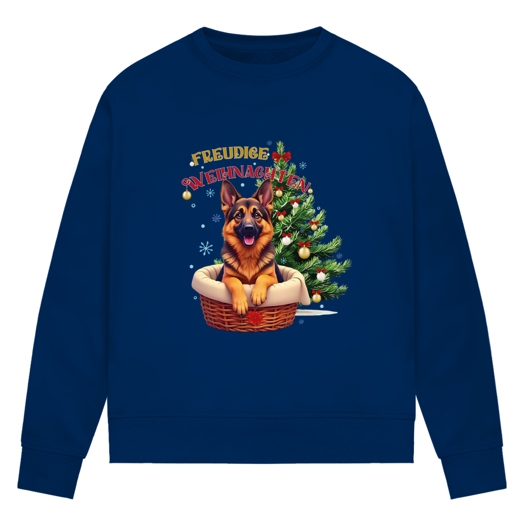 Freudige Weihnachten - Bio-Sweatshirt für Damen