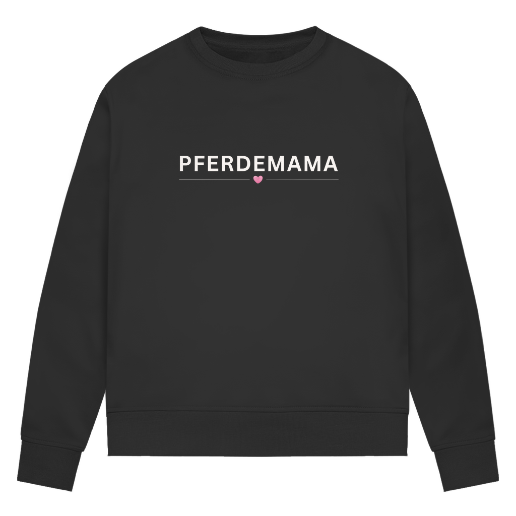 Pferdemama - Bio-Sweatshirt für Damen
