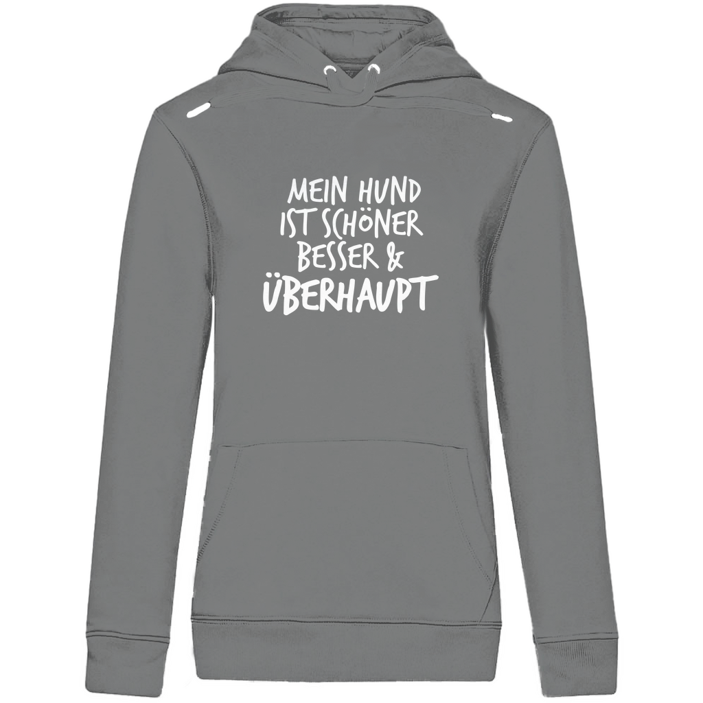 Mein Hund ist Besser - Bio-Hoodie für Damen