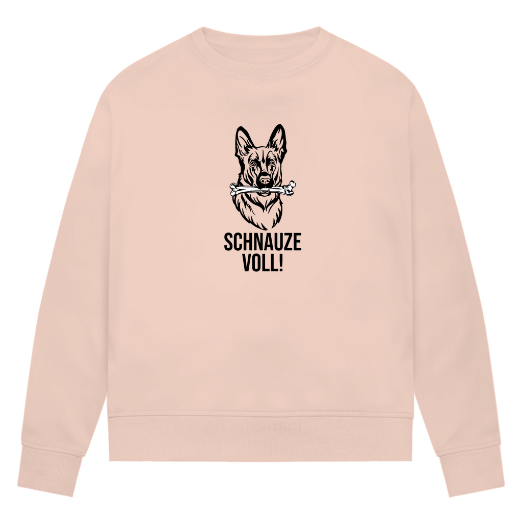 Schnauze Voll - Bio-Sweatshirt für Damen