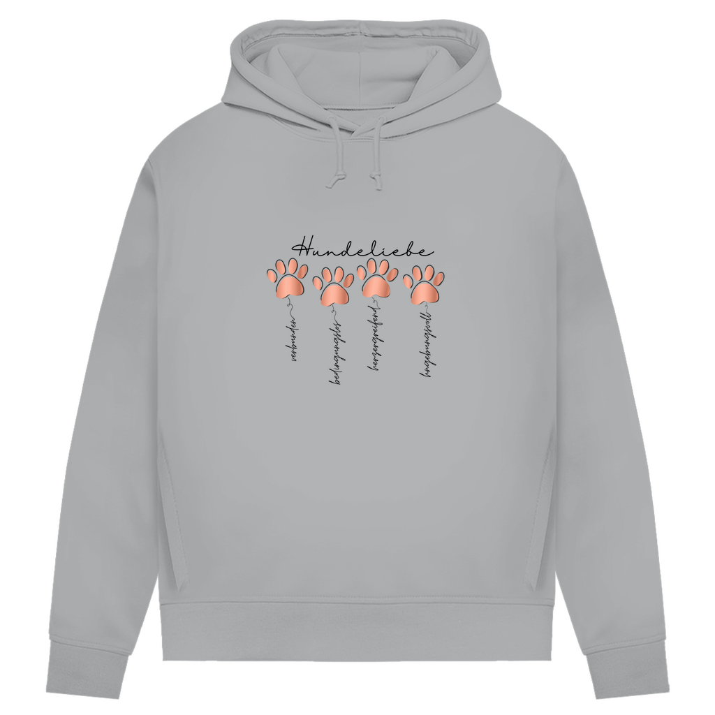 Hundeliebe - Bio-Hoodie für Damen