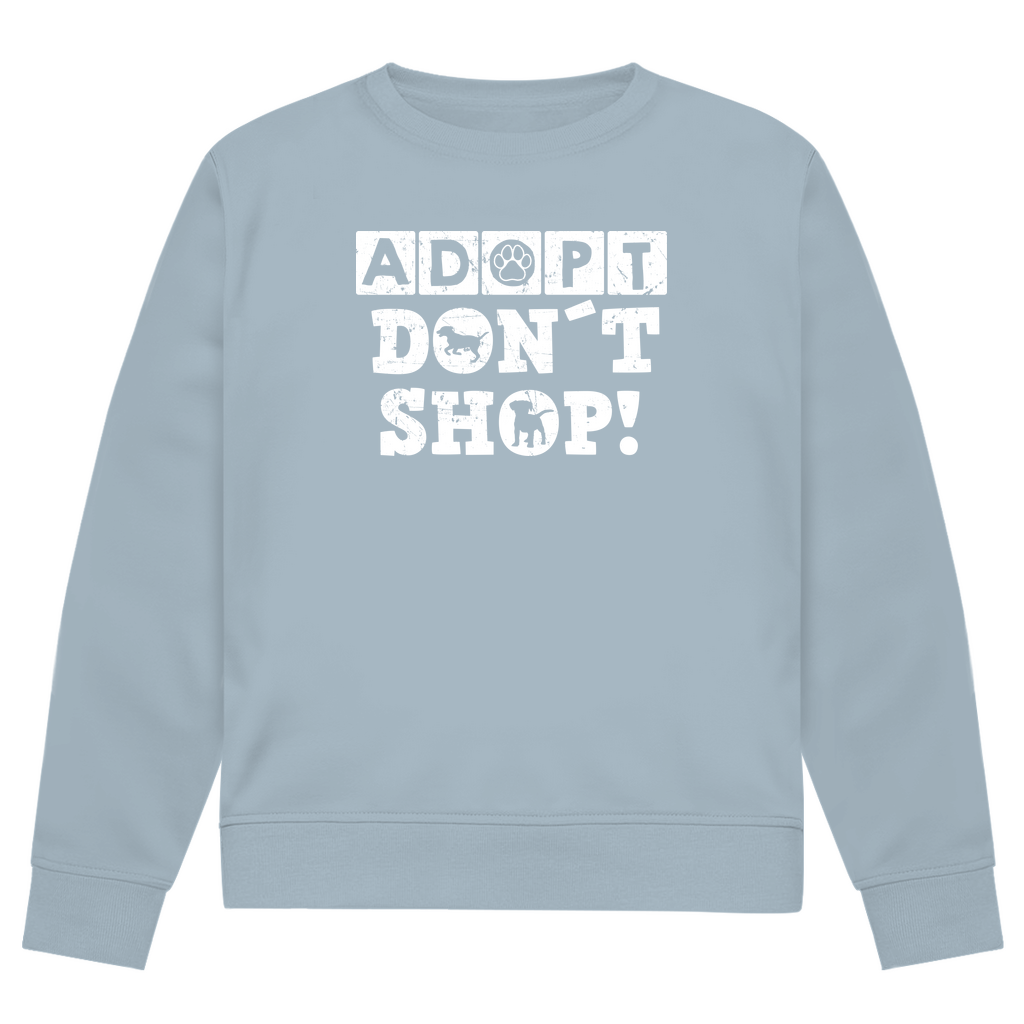Adopt Don't Shop - Bio-Sweatshirt für Herren