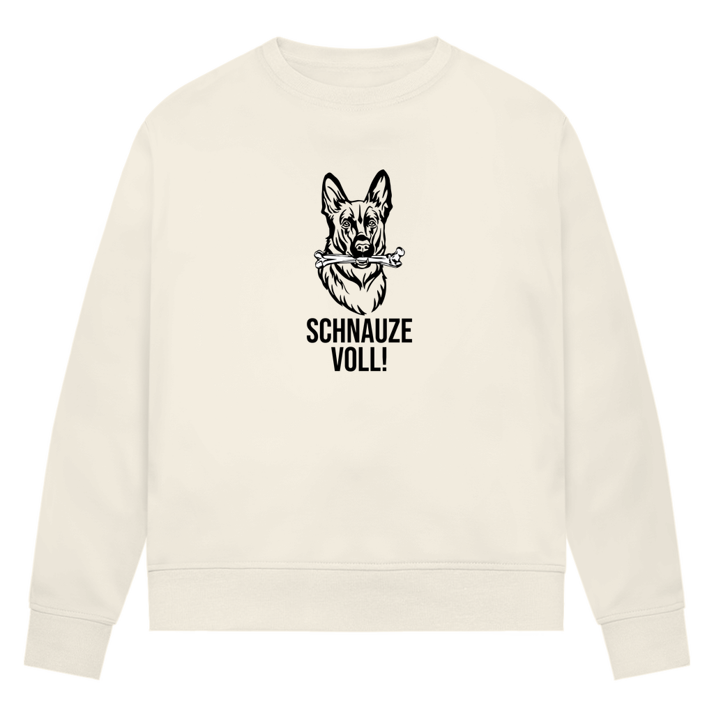 Schnauze Voll - Bio-Sweatshirt für Damen