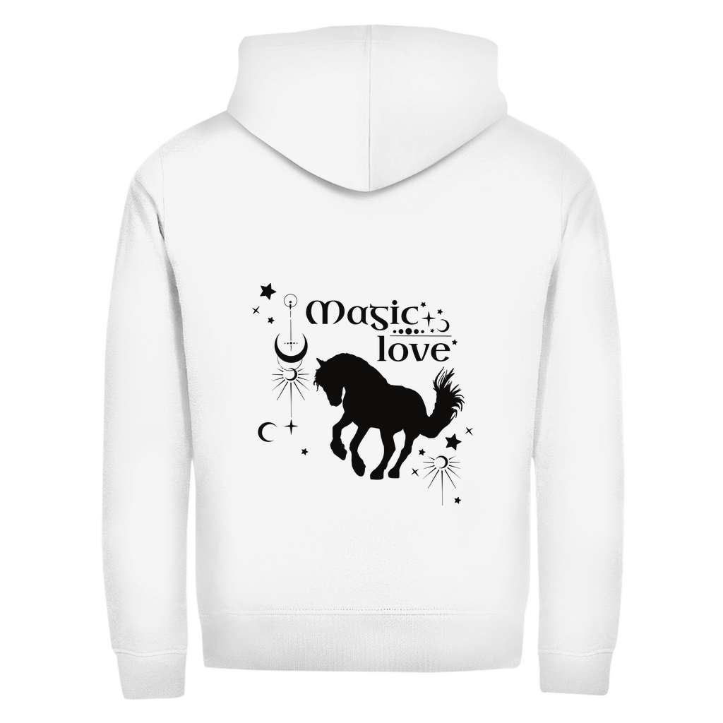 Magic - Zipper-Hoodie Unisex | Rückendruck