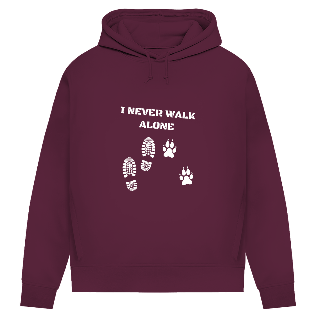 I Never Walk Alone - Bio-Hoodie für Damen
