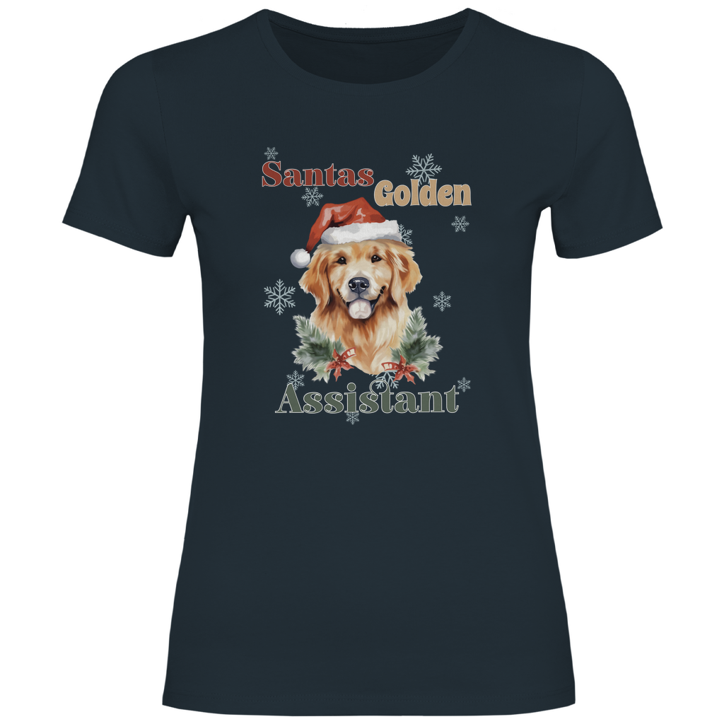 Golden Assistant - T-Shirt für Damen-Weihnachten