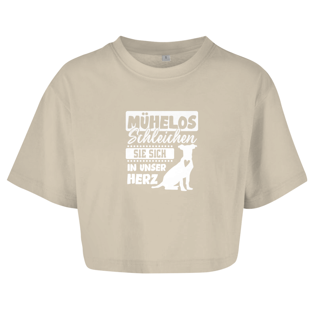 Mühelos - Oversize Crop Top für Damen