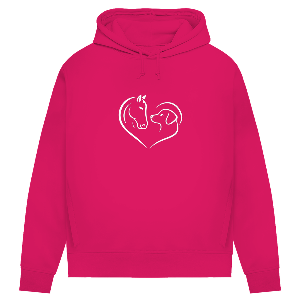 Herzensfreunde - Bio-Hoodie für Damen
