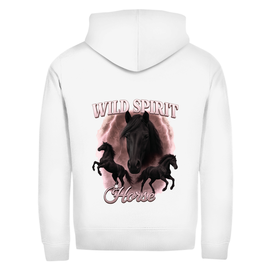 Wild Spirit - Zipper-Hoodie Unisex | Rückendruck