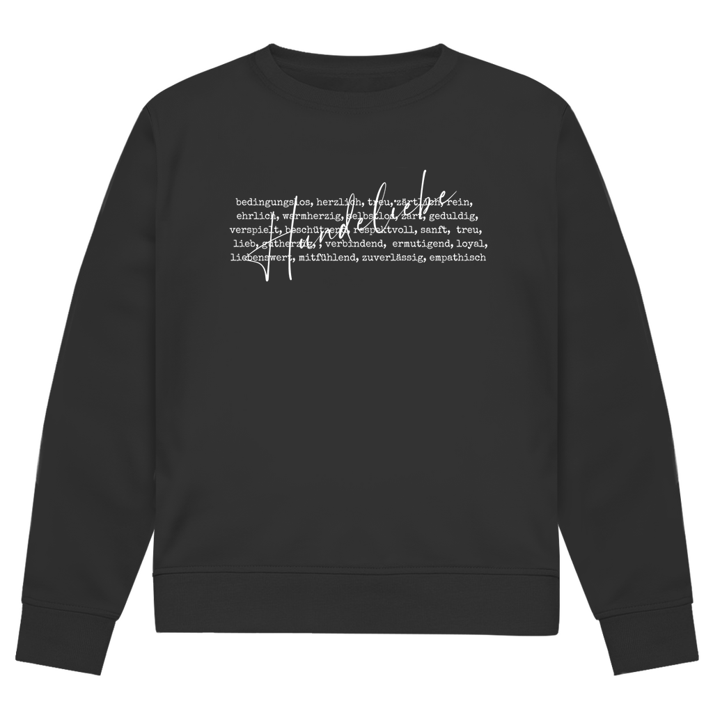 Herren Premium Bio Sweatshirt Hundeliebe