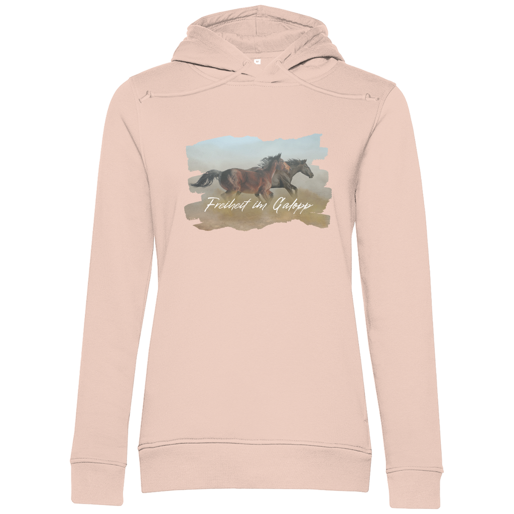 Freiheit im Galopp - Bio-Hoodie für Damen
