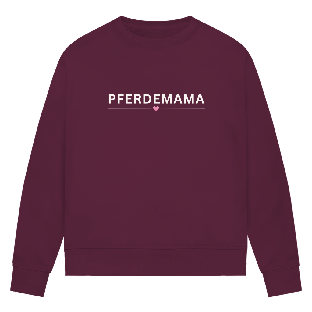 Pferdemama - Bio-Sweatshirt für Damen