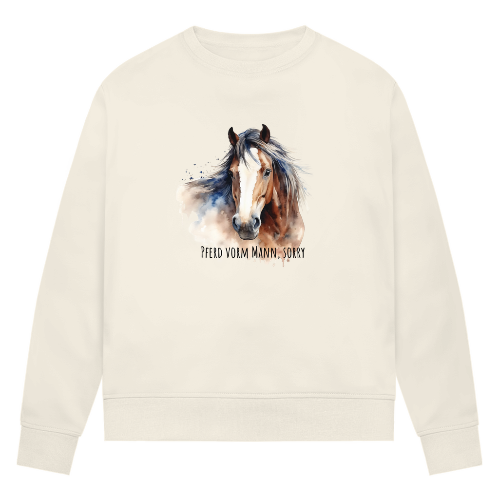 Pferd - Bio-Sweatshirt für Damen
