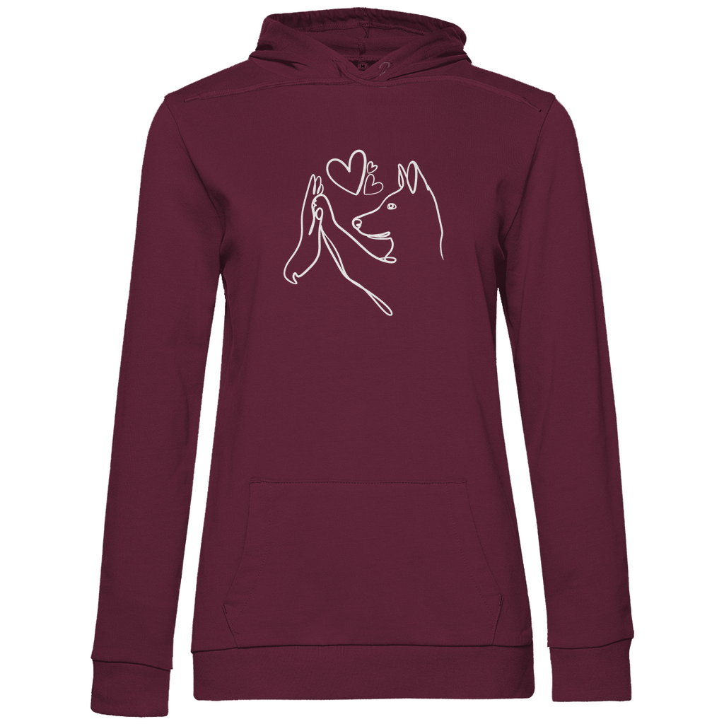 Wahre Liebe Stehohren - Hoodie für Damen