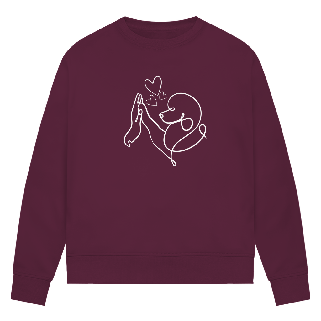 Pudelliebe - Bio-Sweatshirt für Damen