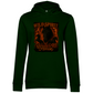 Black & Fire Horse - Bio-Hoodie für Damen