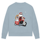 Biker Santa - Bio-Sweatshirt für Damen