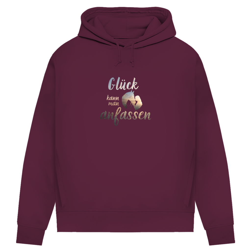 Glück - Bio-Hoodie für Damen