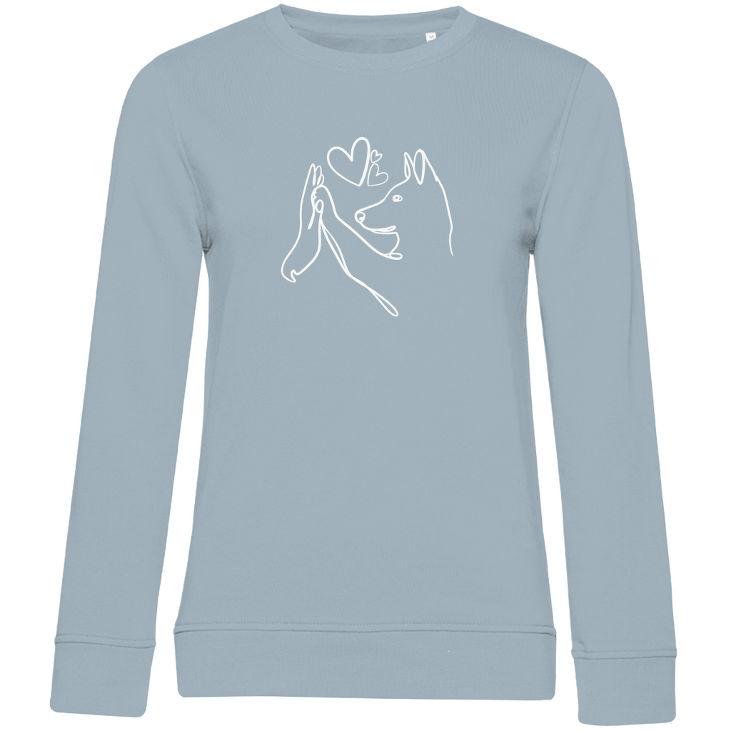 Wahre Liebe Stehohren - Bio-Sweatshirt für Damen