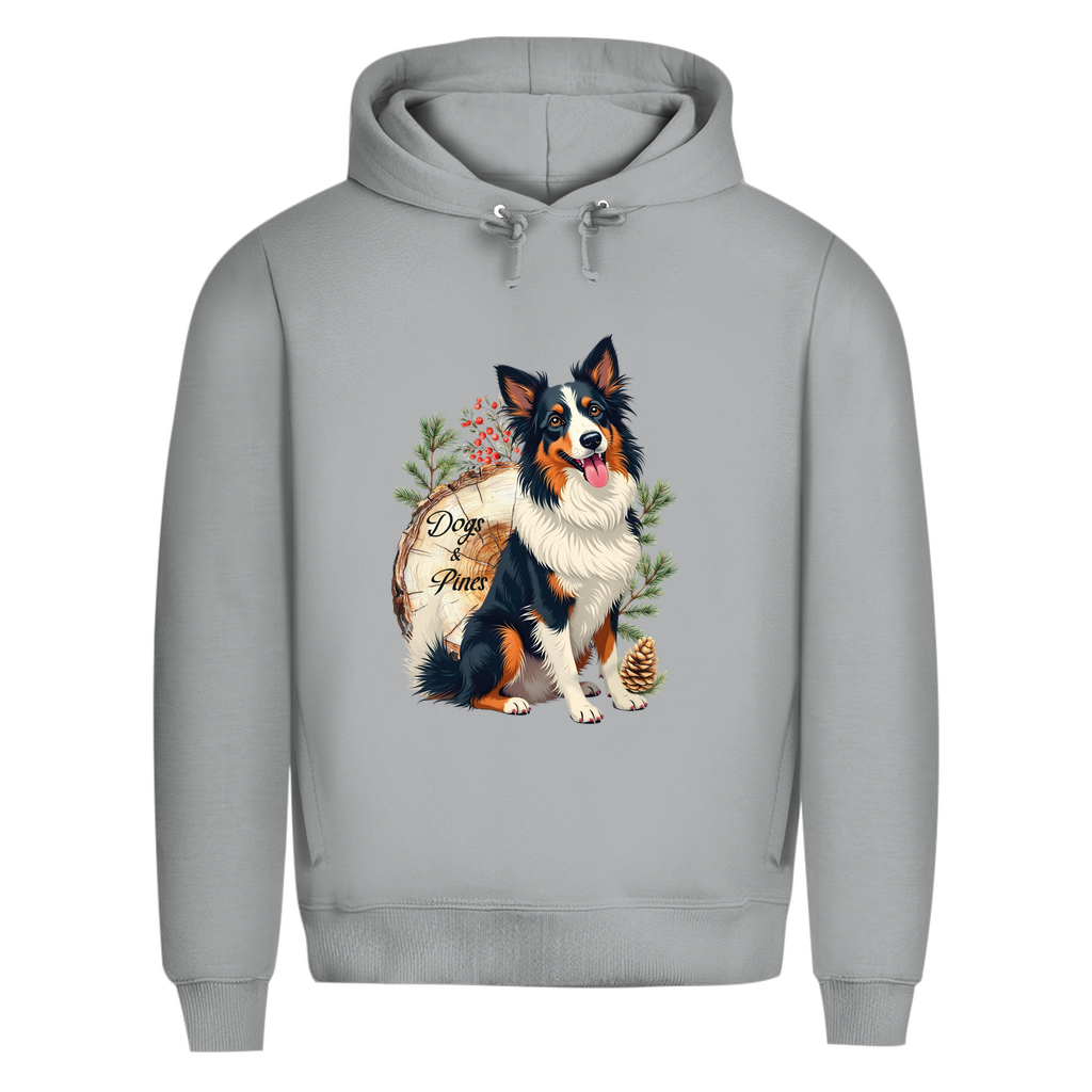 Dogs & Pines - Bio-Hoodie für Herren
