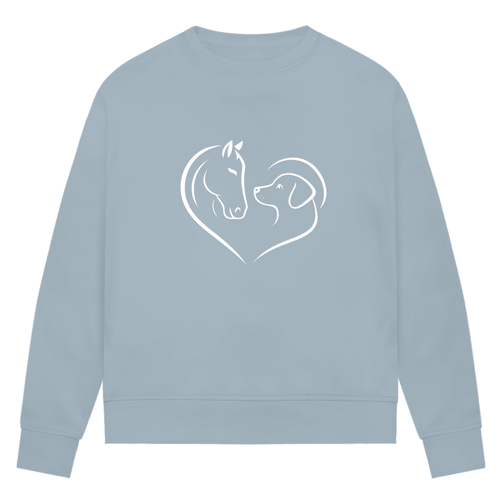 Herzensfreunde - Bio-Sweatshirt für Damen