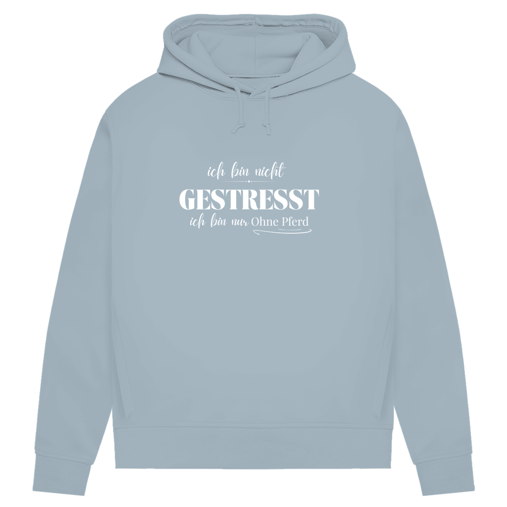 Ohne Pferd - Bio-Hoodie für Damen