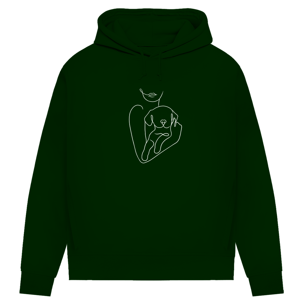 Welpenliebe - Bio-Hoodie für Damen
