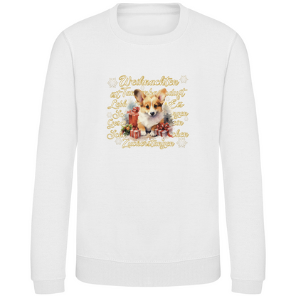 Weihnachten ist... Corgi - Sweatshirt für Kinder