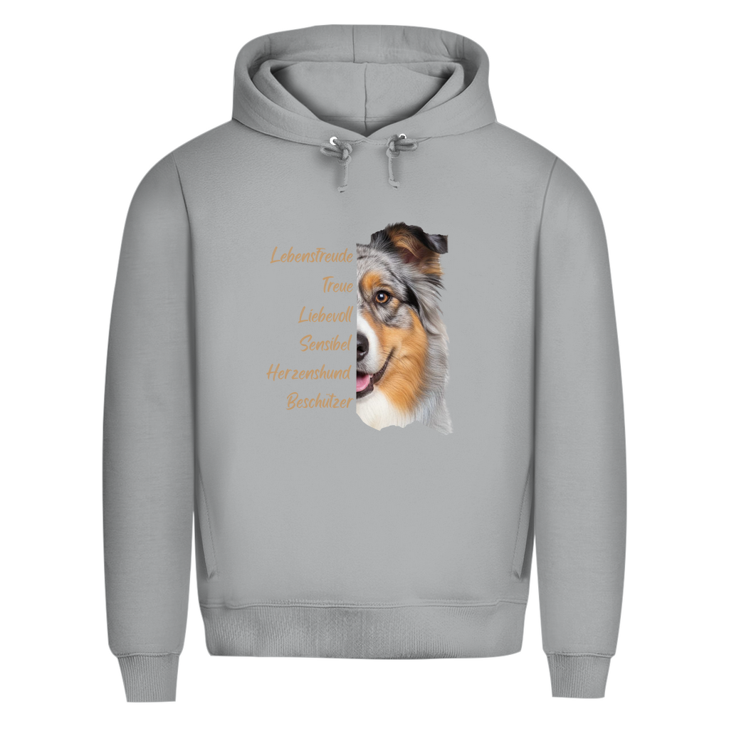 Australian Shepherd - Bio-Hoodie für Herren