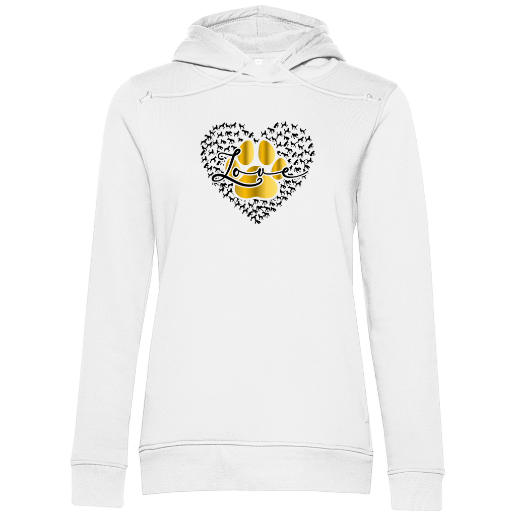 Love Dog - Bio-Hoodie für Damen