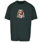 Flower Australian Shepherd - Oversize T-Shirt - Unisex