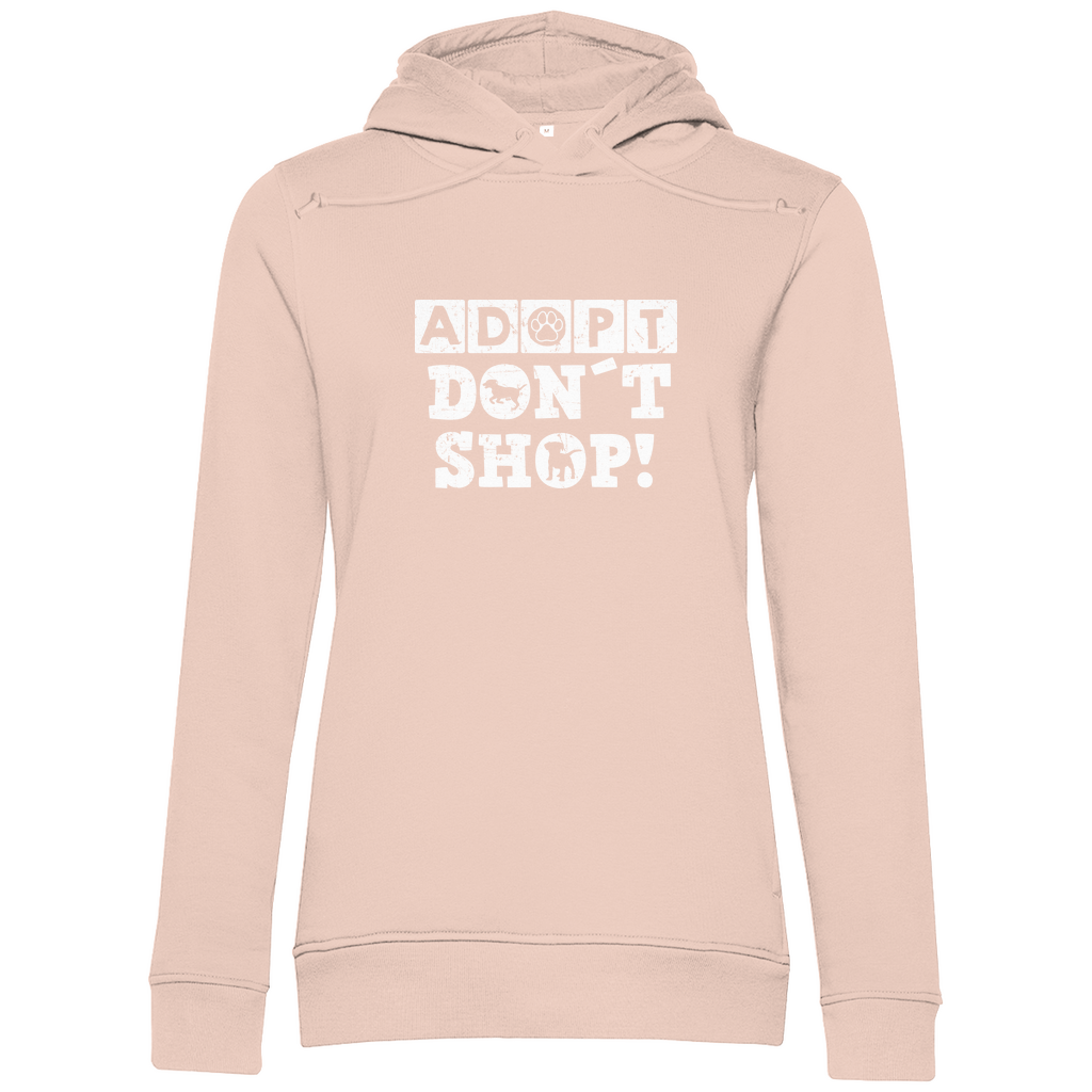 Adopt don't shop - Bio-Hoodie für Damen