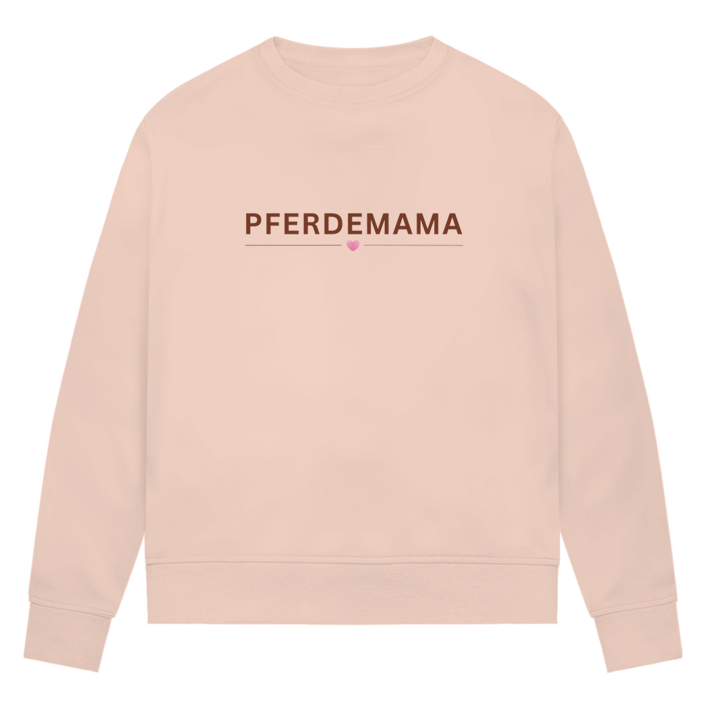 Pferdemama - Bio-Sweatshirt für Damen