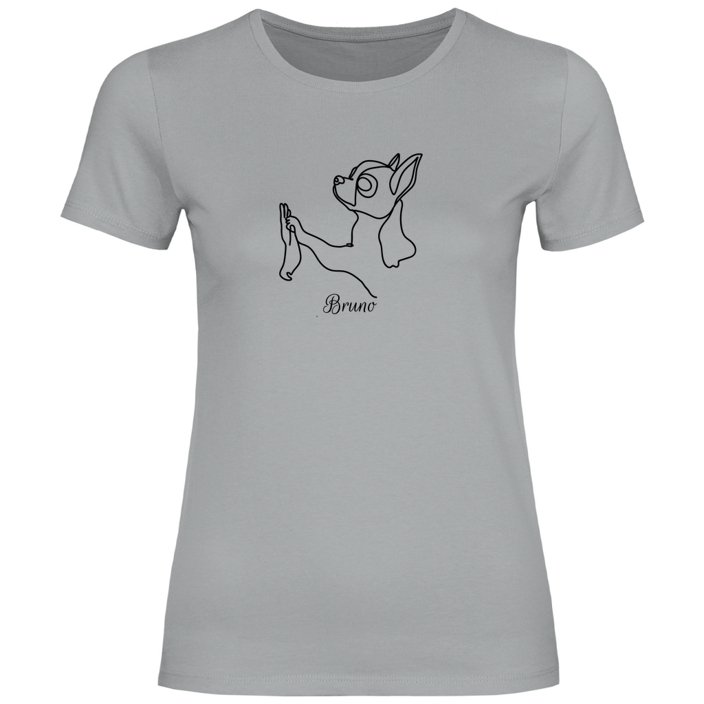 Chihuahua Team - T-Shirt für Damen - Dein Wunschtext