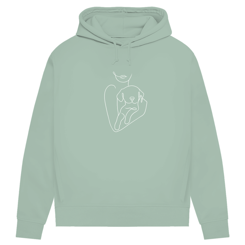 Welpenliebe - Bio-Hoodie für Damen