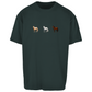 Pferde Trio - Oversize T-Shirt-Unisex