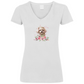 Flower Malteser - V-Shirt für Damen