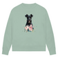 Flower Schnauzer - Bio-Sweatshirt für Damen