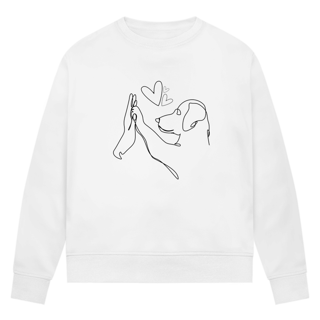 Wahre Liebe - Bio-Sweatshirt für Damen