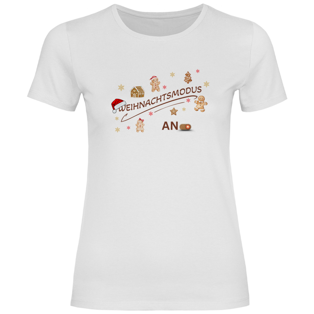 Weihnachtsmodus - T-Shirt für Damen