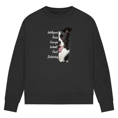 Border Collie - Bio-Sweatshirt für Damen