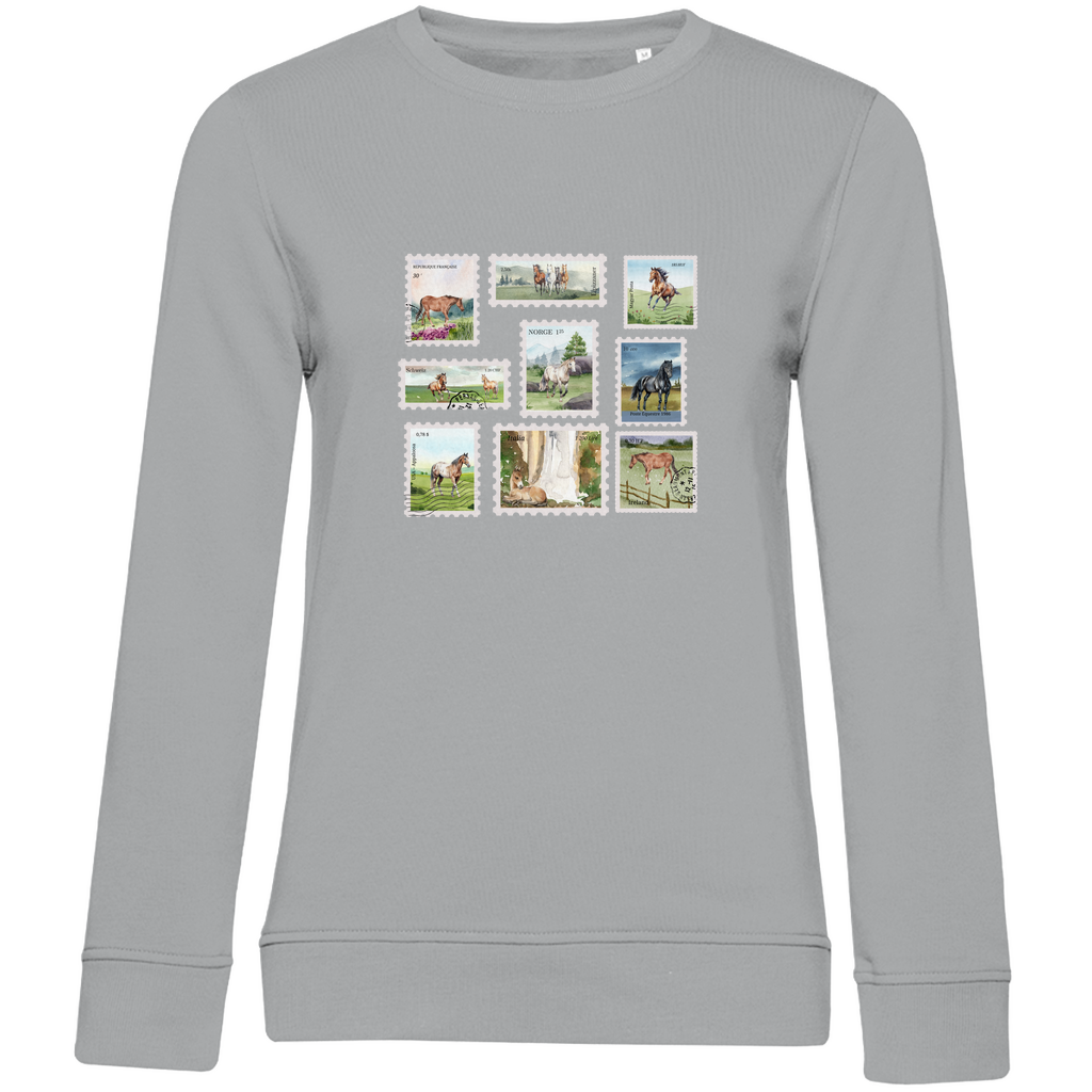 Pferdepost - Bio-Sweatshirt für Damen