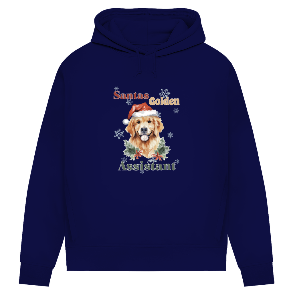 Santas Golden Assistant - Bio-Hoodie für Damen