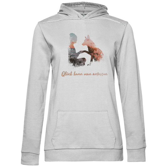 Glück Kann Man Anfassen - Hoodie für Damen