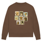 Briefmarken - Bio-Sweatshirt für Damen