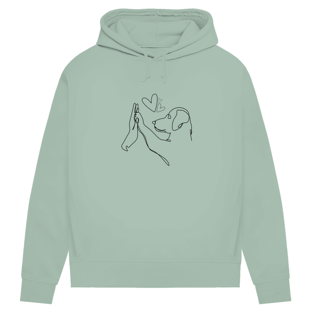 Wahre Liebe- Bio-Hoodie für Damen