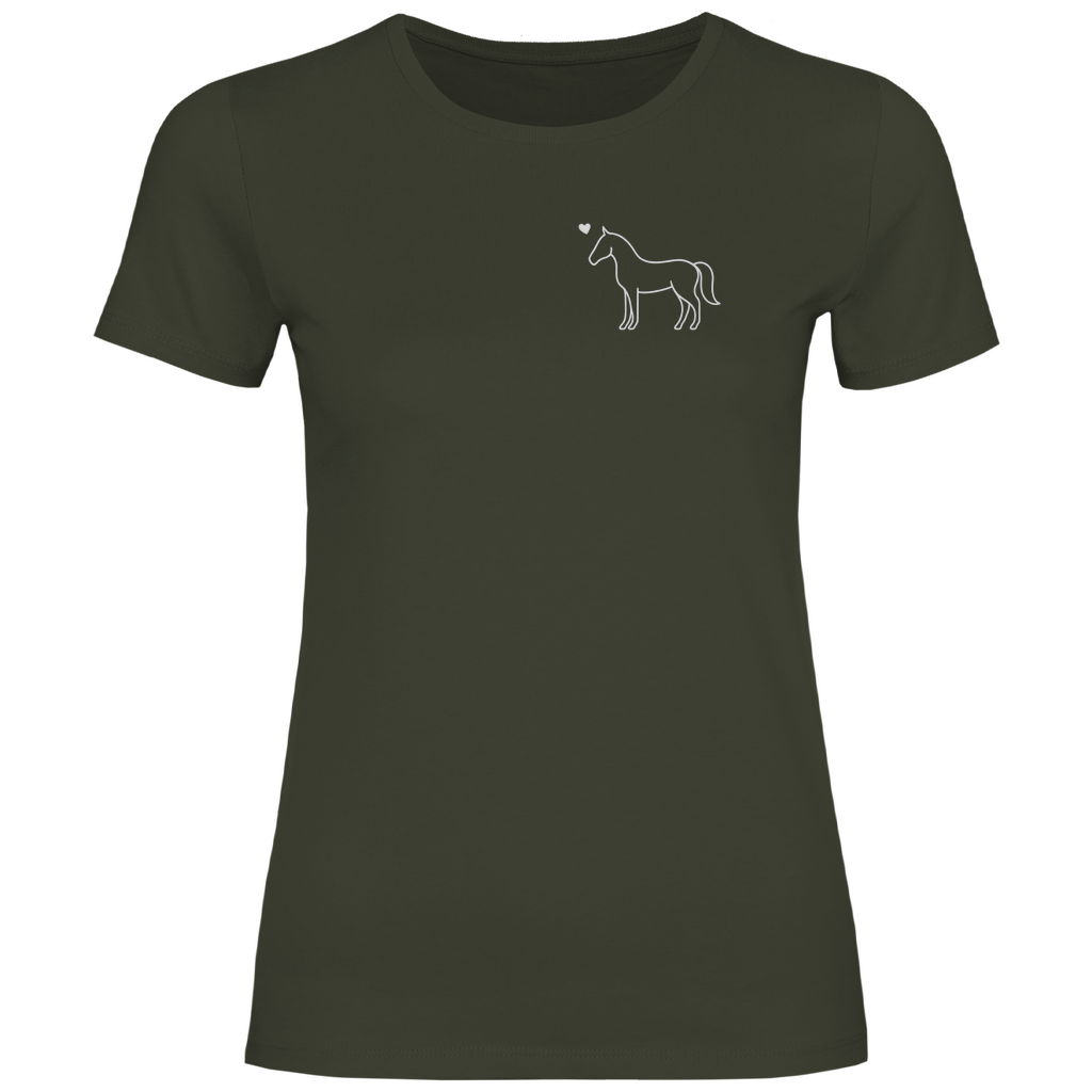 Eleganz mit Herz - T-Shirt für Damen