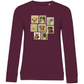 Briefmarken - Bio-Sweatshirt für Damen